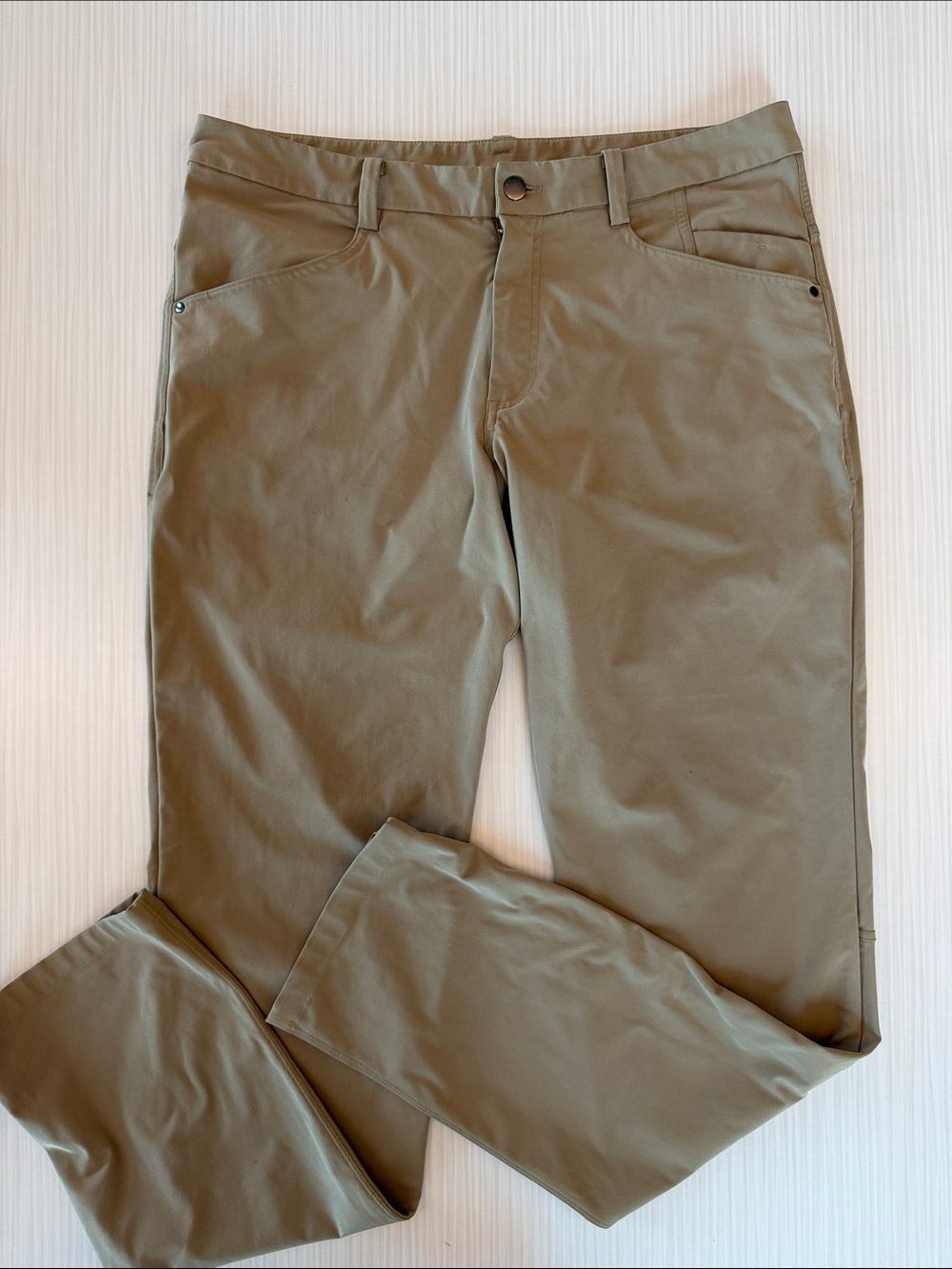 lululemon athletica Khaki Stretch Chino Pants